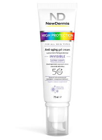 HIGH PROTECTION INVISIBLE — Дневной омолаживающий гель-крем c невидимым финишем SPF 50+ PPD 24,75мл СРОК 01.2026 1