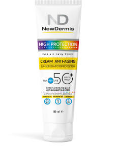 HIGH PROTECTION ANTI-AGING CREAM - Омолаживающий солнцезащитный крем SPF 50+ PPD24, 100мл