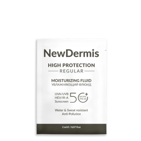 Саше HIGH PROTECTION REGULAR moistruizing fluid – увлажняющий флюид SPF 50+ PPD20, 2мл