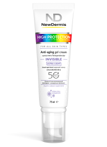 HIGH PROTECTION INVISIBLE — Дневной омолаживающий гель-крем c невидимым финишем SPF 50+ PPD 75мл